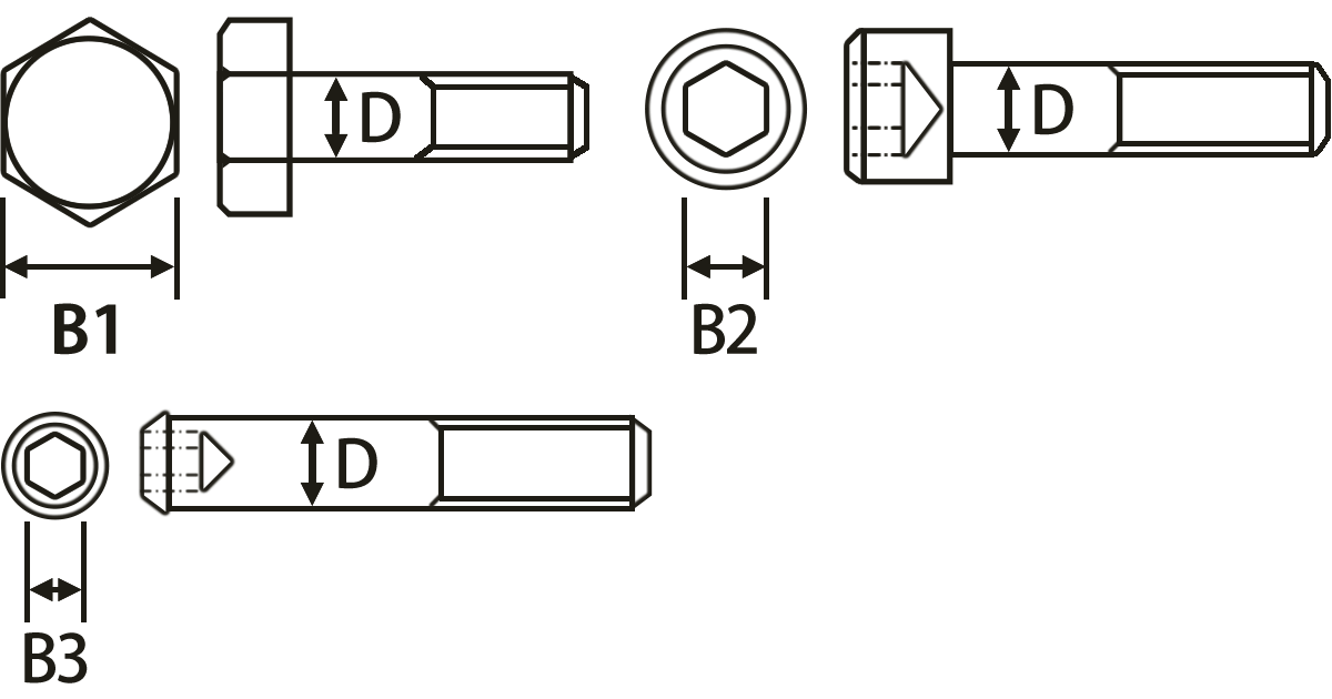 ボルト寸法図