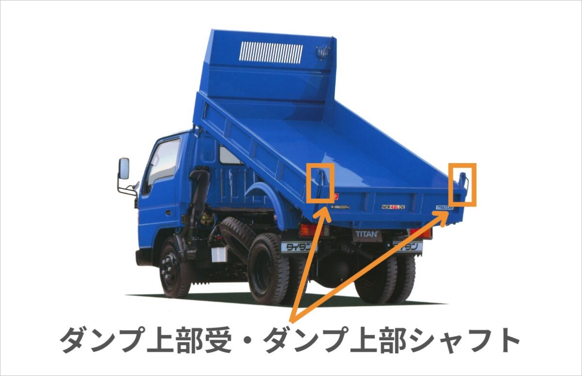 大型ダンプ　ケツブタ　後煽り　リア蓋　デコトラ 天使の誘惑☆No.Ⅱ 重厚パーツで完全武装を図り周囲に圧倒的な存在感を