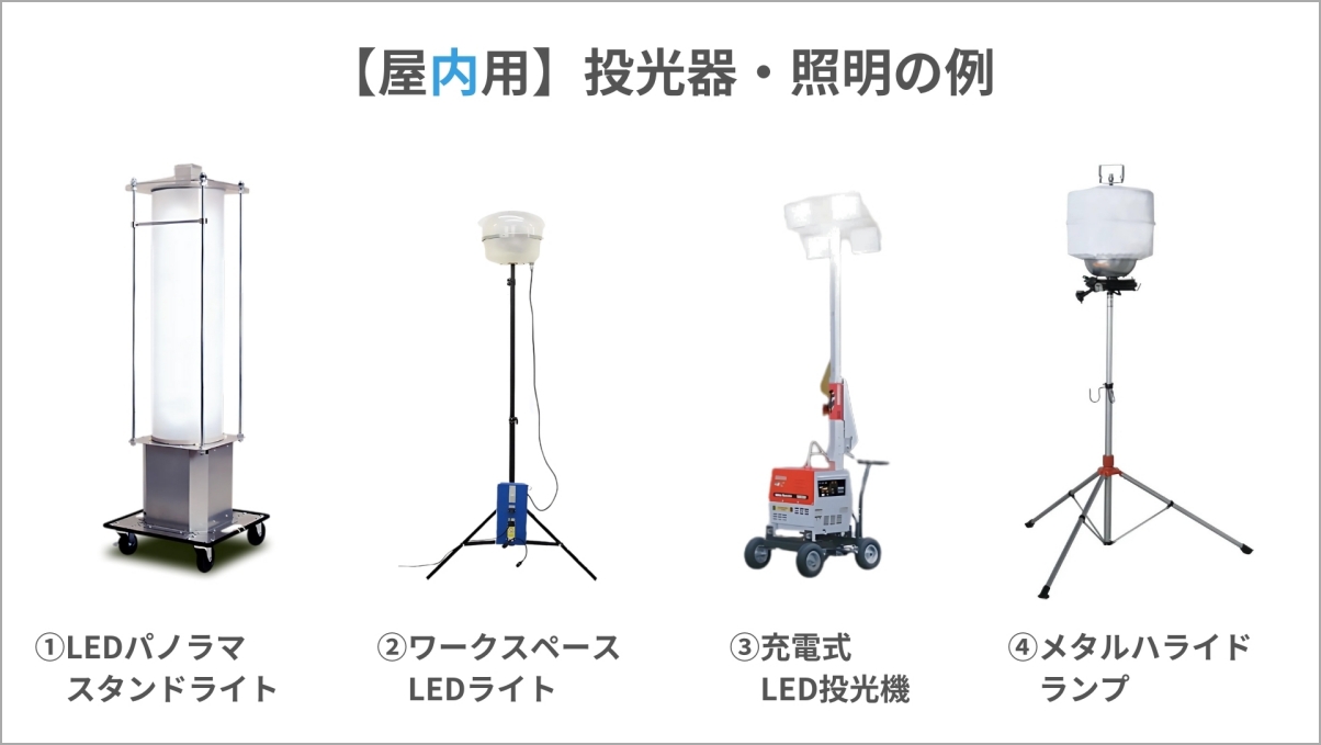 【投光器（照明）のレンタル】選ぶポイントやおすすめの商品も紹介│Blue talk