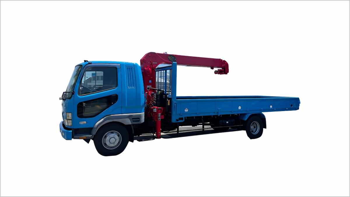 クレーン付きトラック（ユニック車）のレンタル料金は？2t・3t・4tなど 