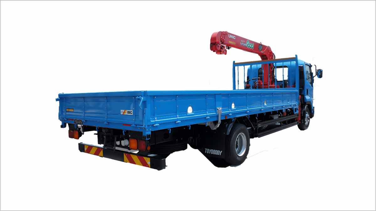 クレーン付きトラック（ユニック車）のレンタル料金は？2t・3t・4tなど 