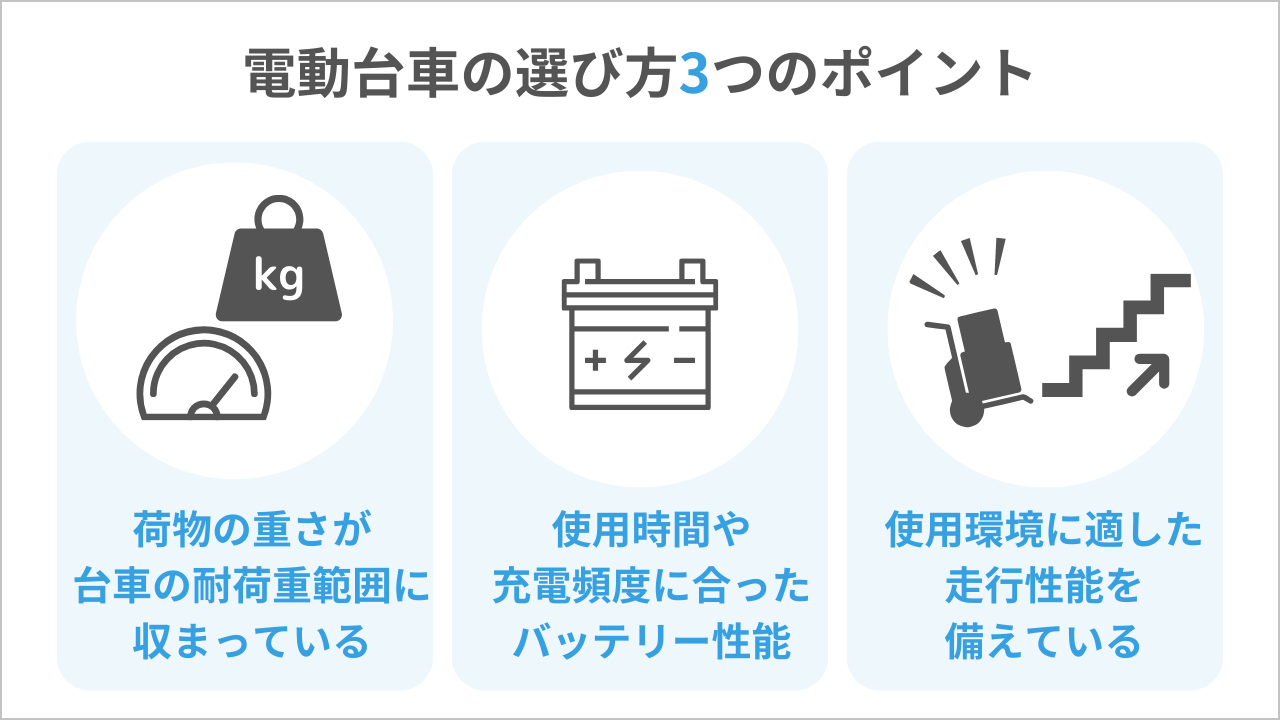 電動台車とは？種類別の特徴と現場に適した選び方を解説│Blue talk