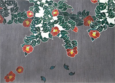 「椿（部分）」 94.0×211.0cm