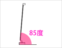 85度