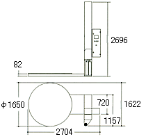 TS50寸法図