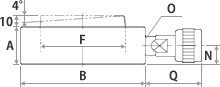 スーパーフラットジャッキ寸法図