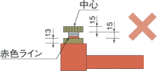 使用に関するご注意イラスト