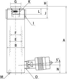 パワージャッキE5S7.5寸法図