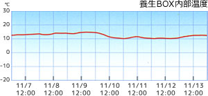 養生BOX内部温度