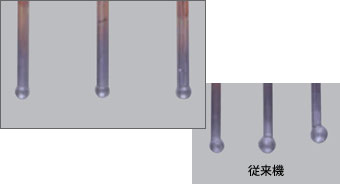 ワイヤ先端形状