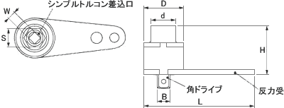 シンプルトルコン増力器寸法図
