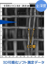 3D可視化ソフト測定データ