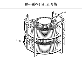 積み重ね引出可能