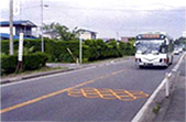 道路工事箇所など交通規制位置の手前に設置