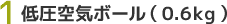 低圧空気ボール(0.6kg)