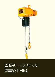 電動チェーンブロック(200V/1～5t)