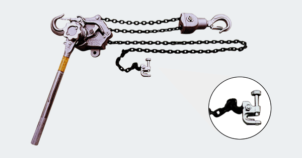 張線器(チェーン式)-3t張線器5m/チェーン式/トルク機能付