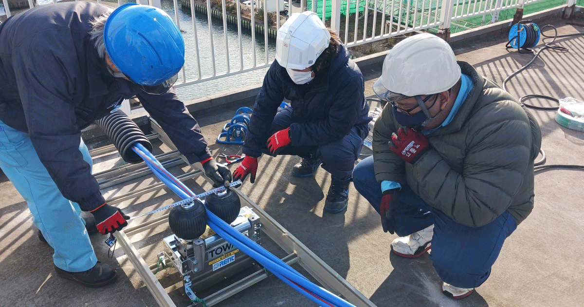安全上の観点から、使用前の取り扱い説明会を実施しております