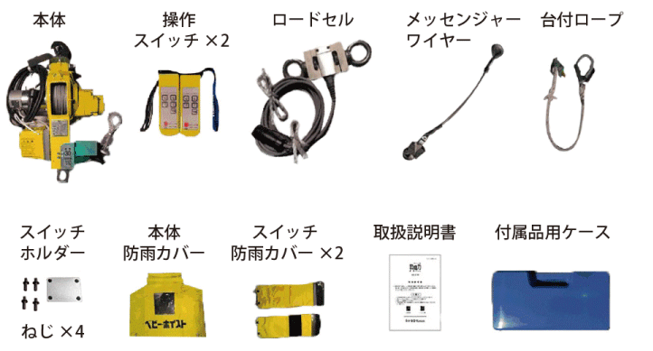 昇降アシスト装置構成品