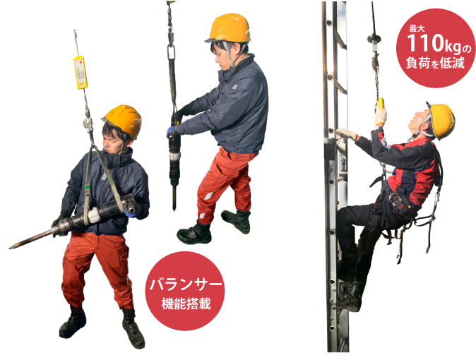 鉄塔工事基礎工程の省力化に貢献