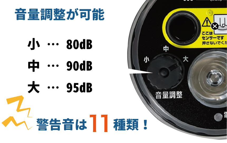 レント スカイシールドセンサー 音量調整
